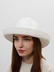 Шляпа BETMAR арт. B166 CLASSIC ROLL UP (белый)